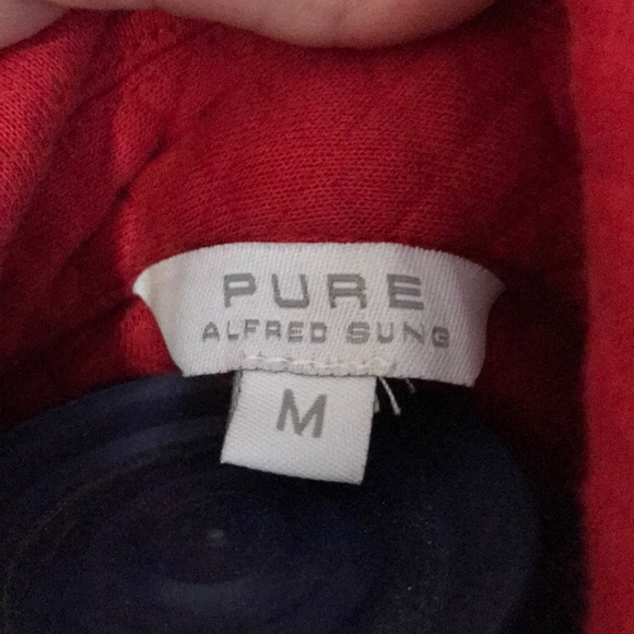 Alfred Sung Red Peplum Jacket/Coat - Picture 5 of 6